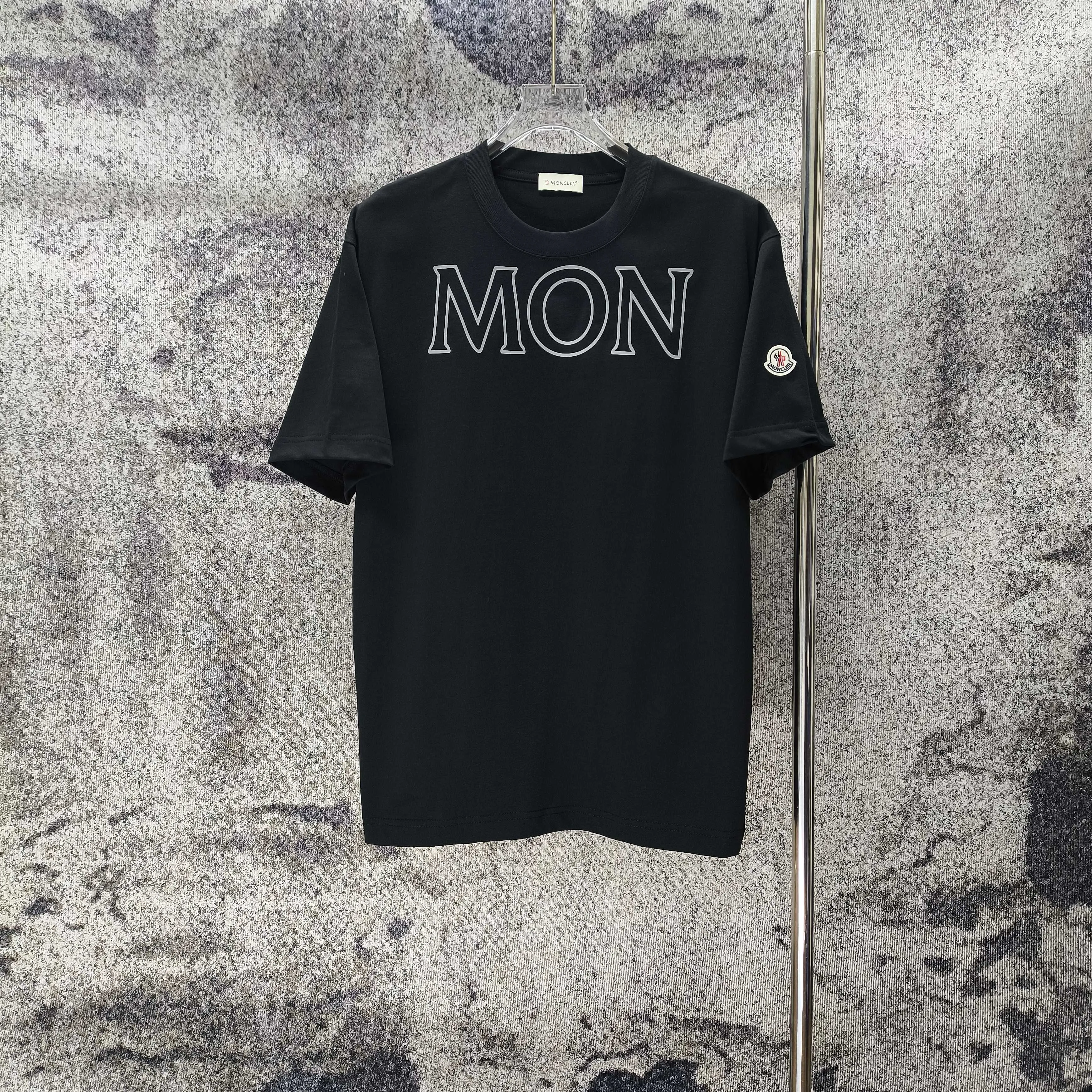 MONCLE* 2026 New Arrival logo t Same Style Size S M L XL XXL Black White Royal Blue